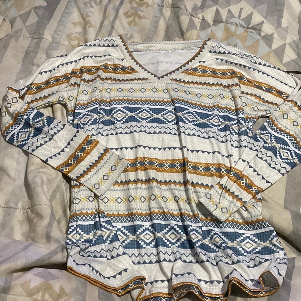 Aztec long sleeve shirt
